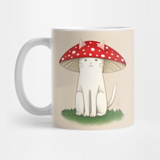 Mushroom-Cat Mug